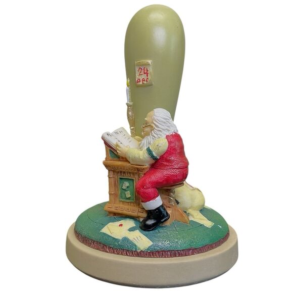 Vintage 1998 Brown Bag Cookie Art Cookie Stamp Checking It Twice #44 Retired - Picture 2 of 6